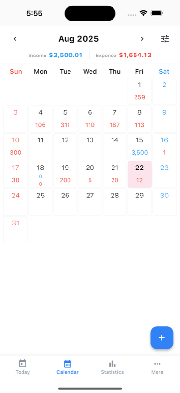 Calendar Screen